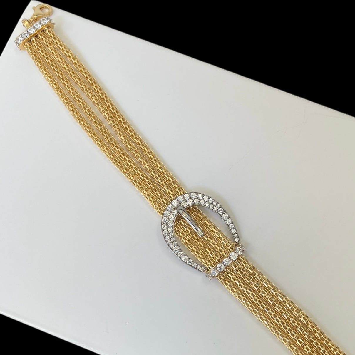 18k Belt Bracelet