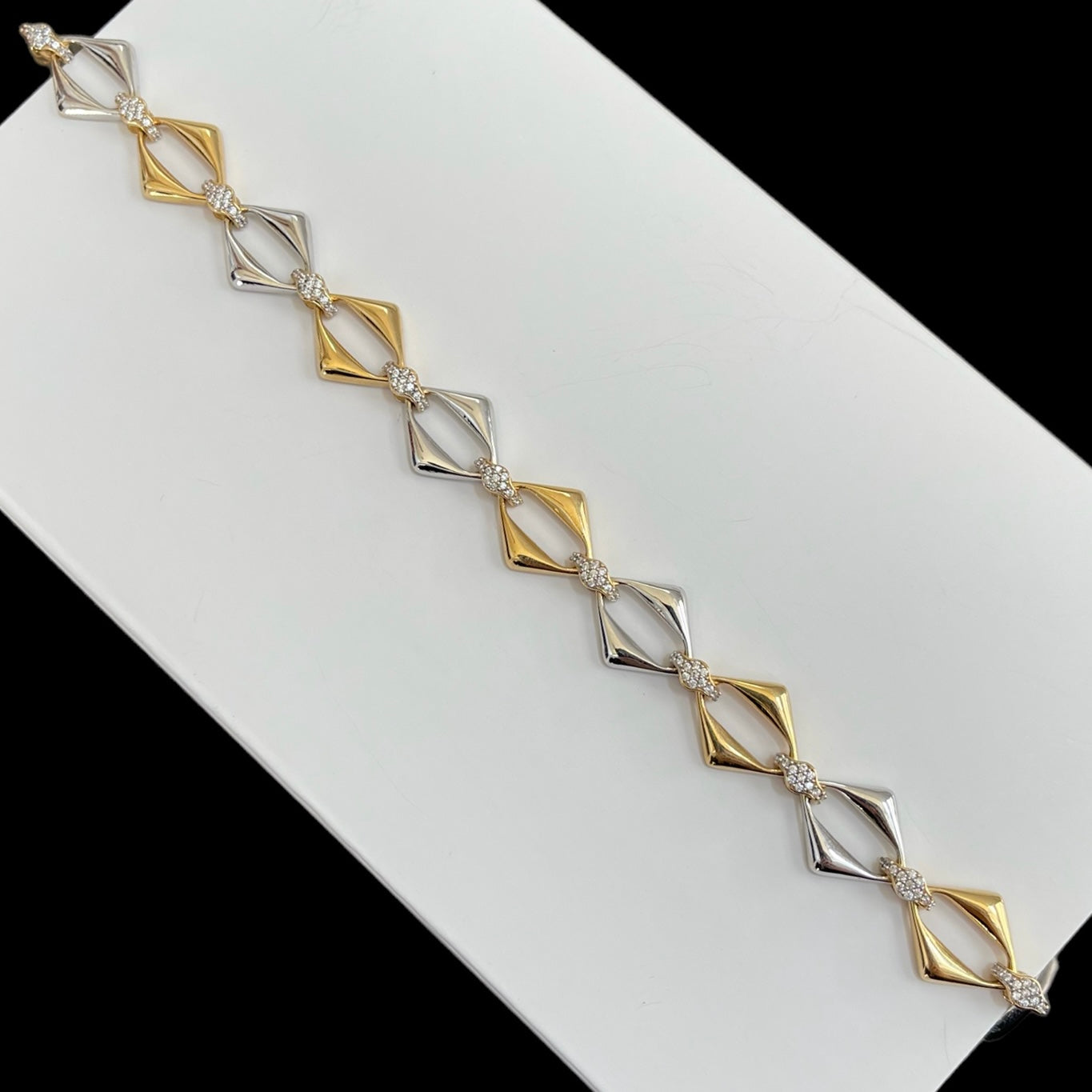 18k White & Yellow Gold Bracelet