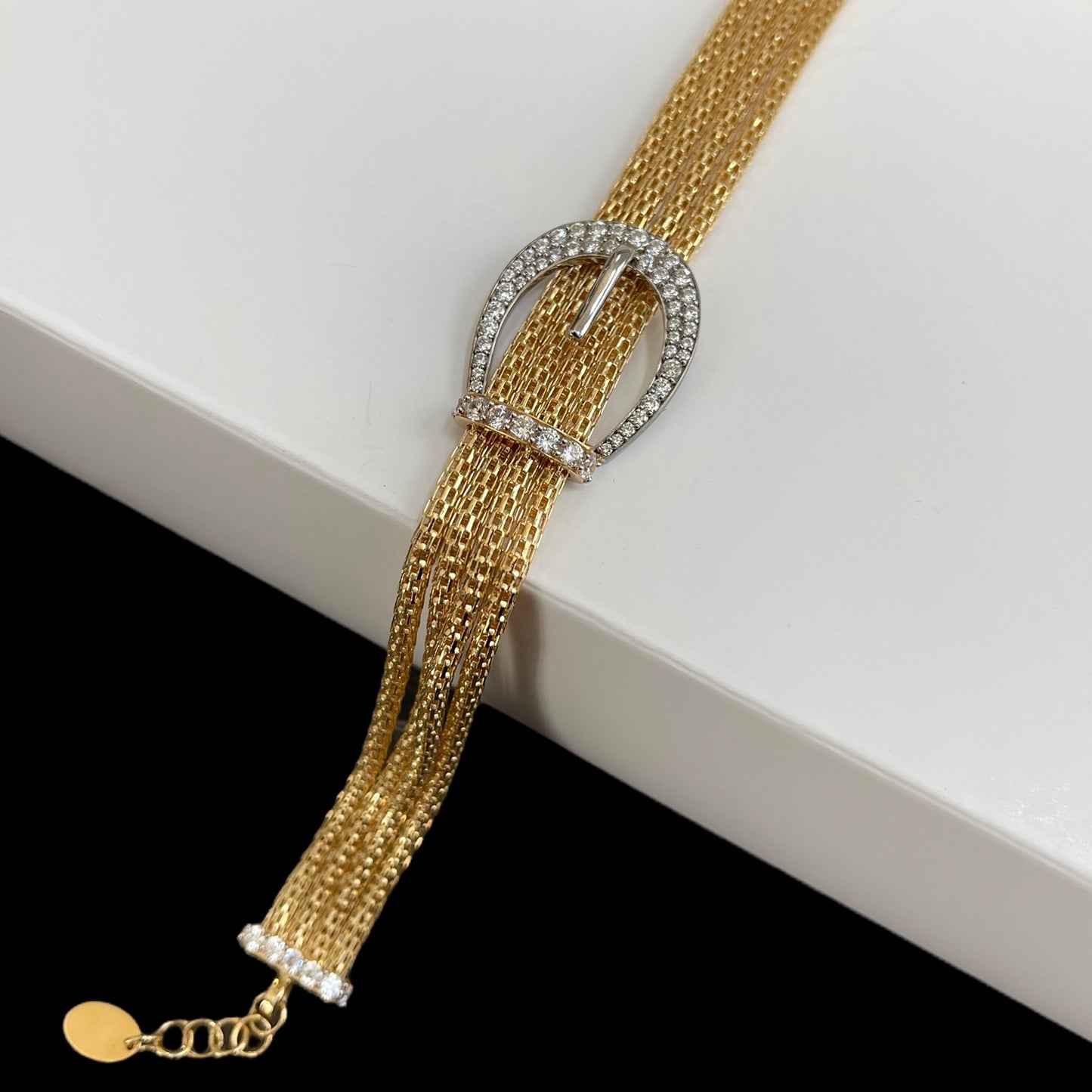18k Belt Bracelet