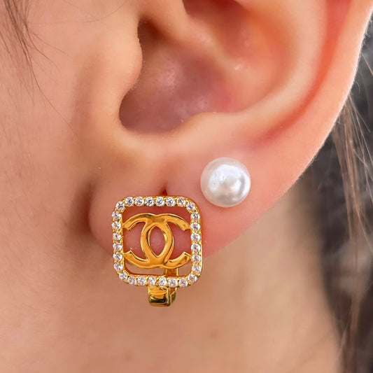 21k Chanel Earrings
