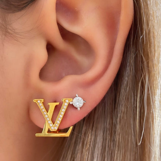 21k Louis Vuitton Earrings