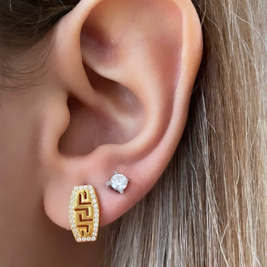 21k Versace Earrings