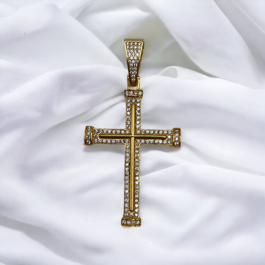 21k Cross Pendant