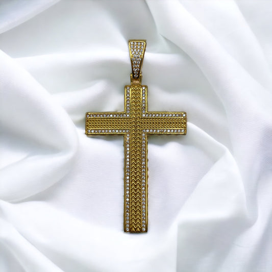 21k Cross Pendant